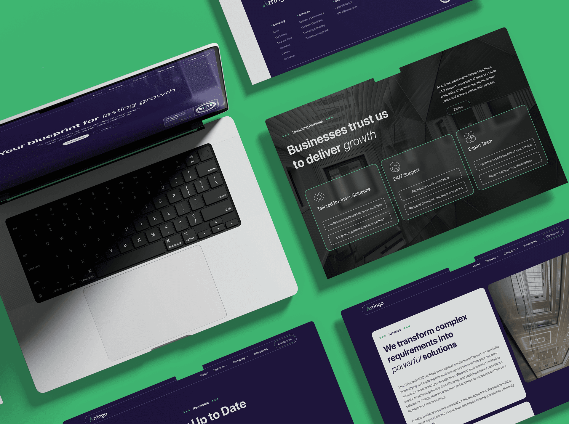 Arringo Website Illustration